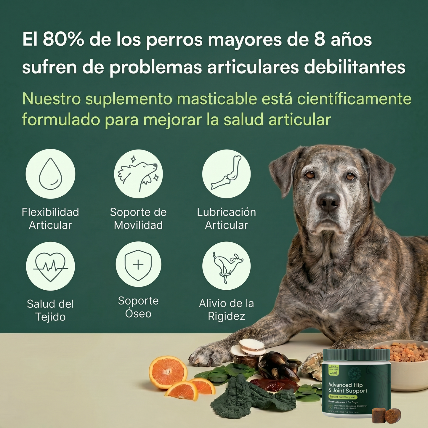 Masticables para soporte articular
